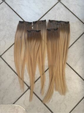 Bellami Pearl Blonde Highlight Hair Extensions